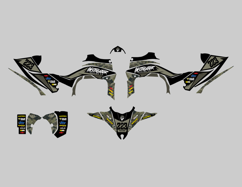 Glitch Graphics Kit for Yamaha