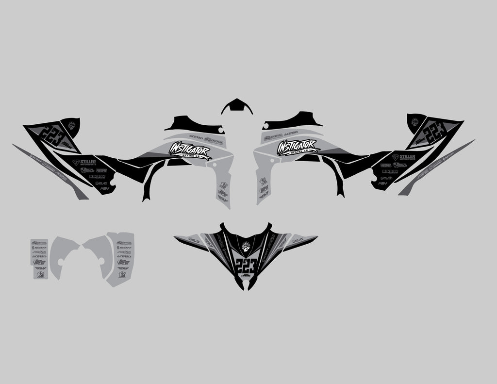 Slate Graphics Kit for Yamaha