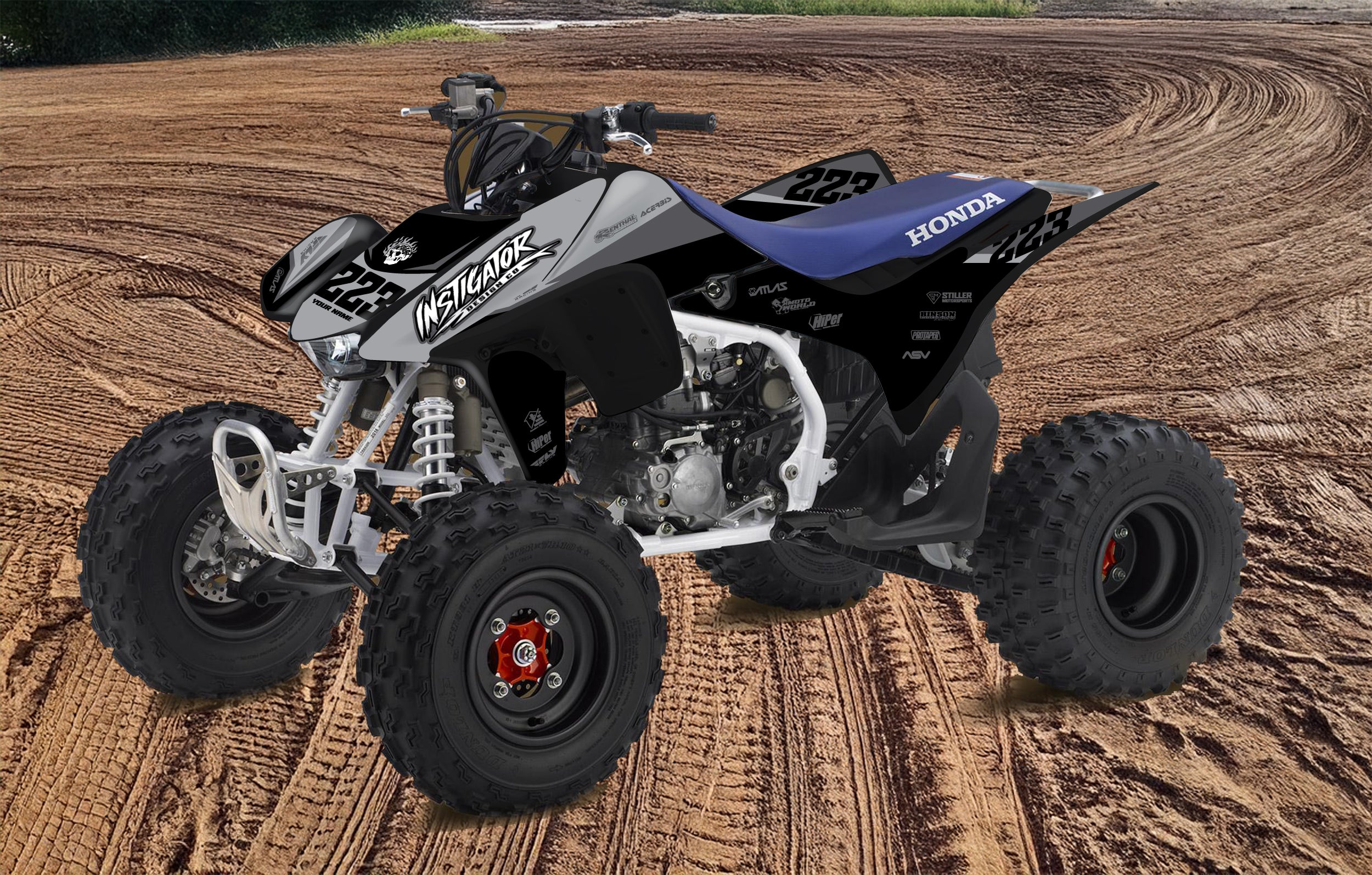 Slate Graphics Kit for Honda