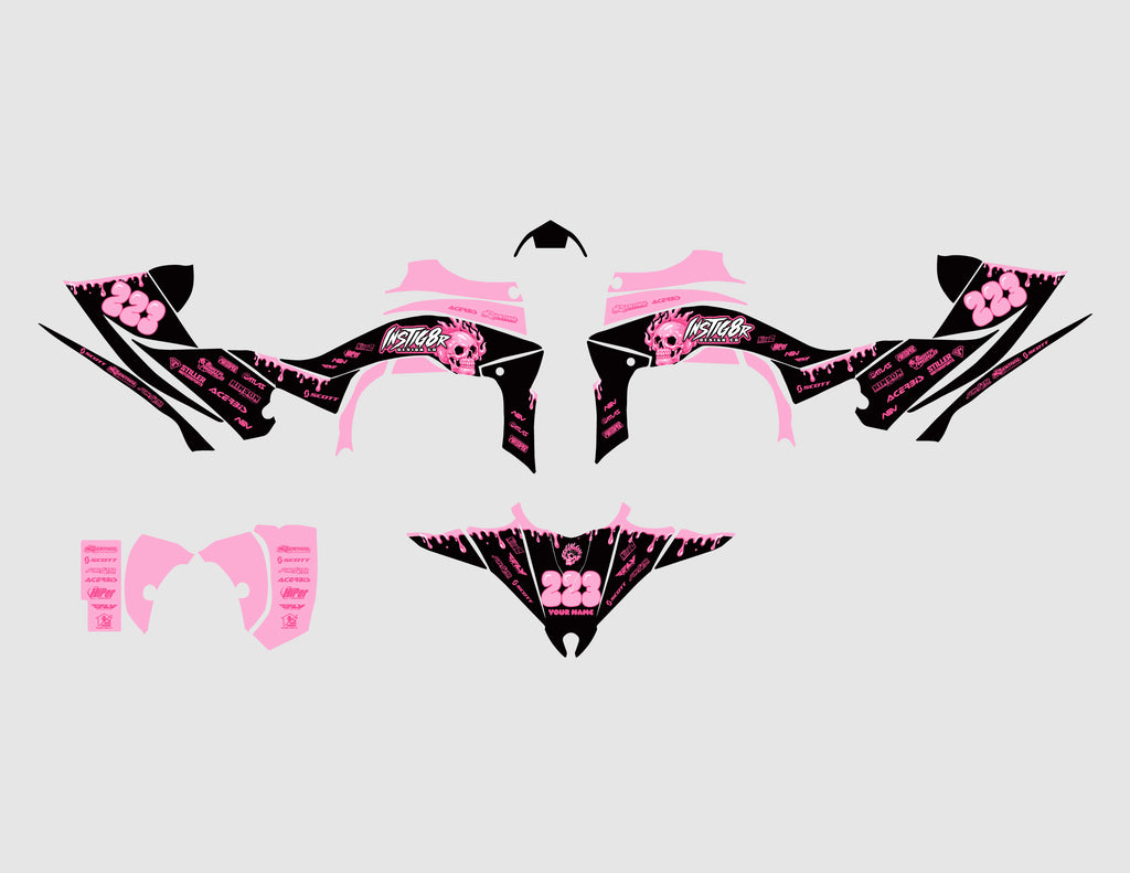 Sticky Situation Graphics Kit for Yamaha